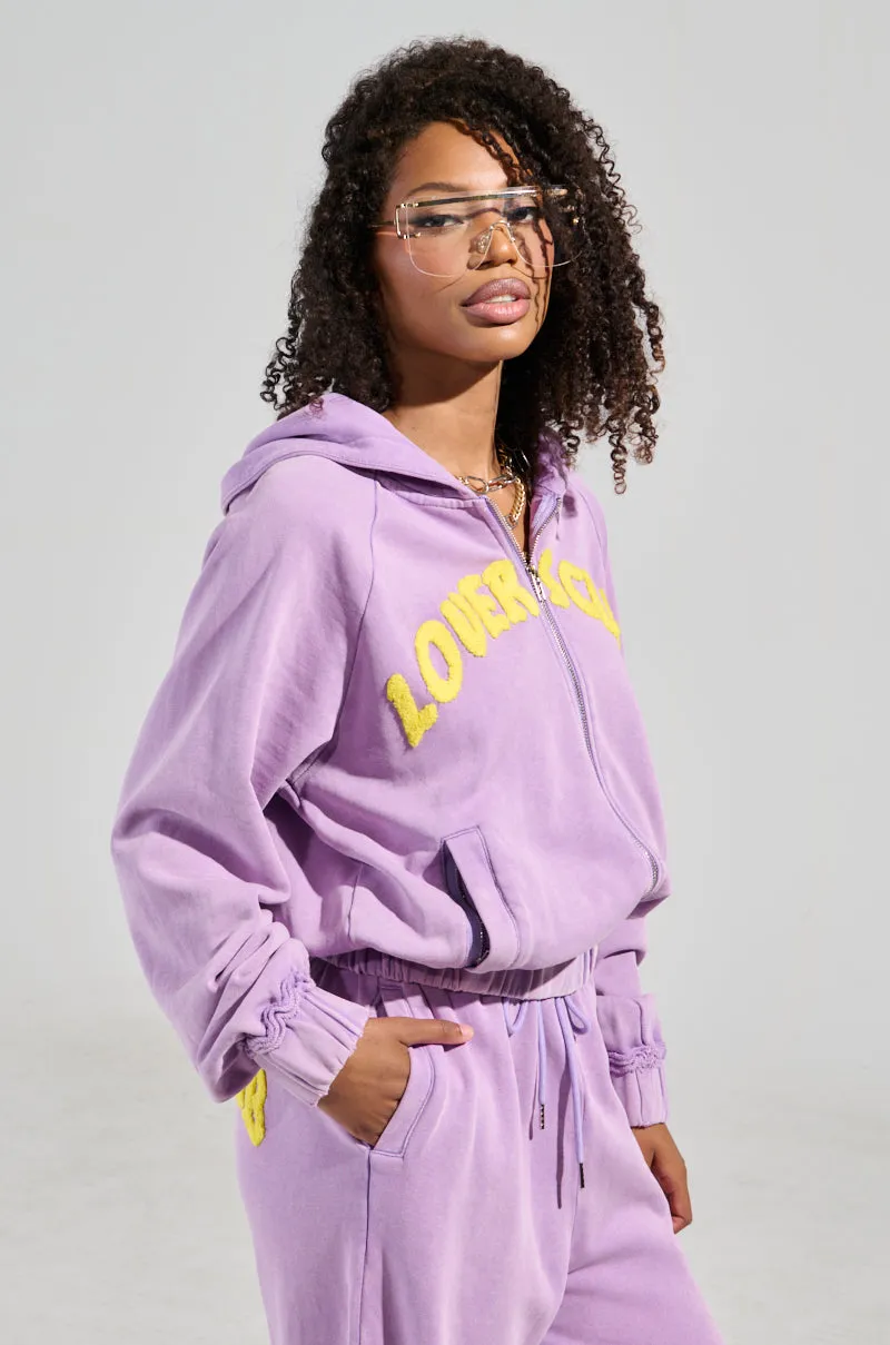 LOVERS CLUB ZIP UP HOODIE Daily Fit Daily Style