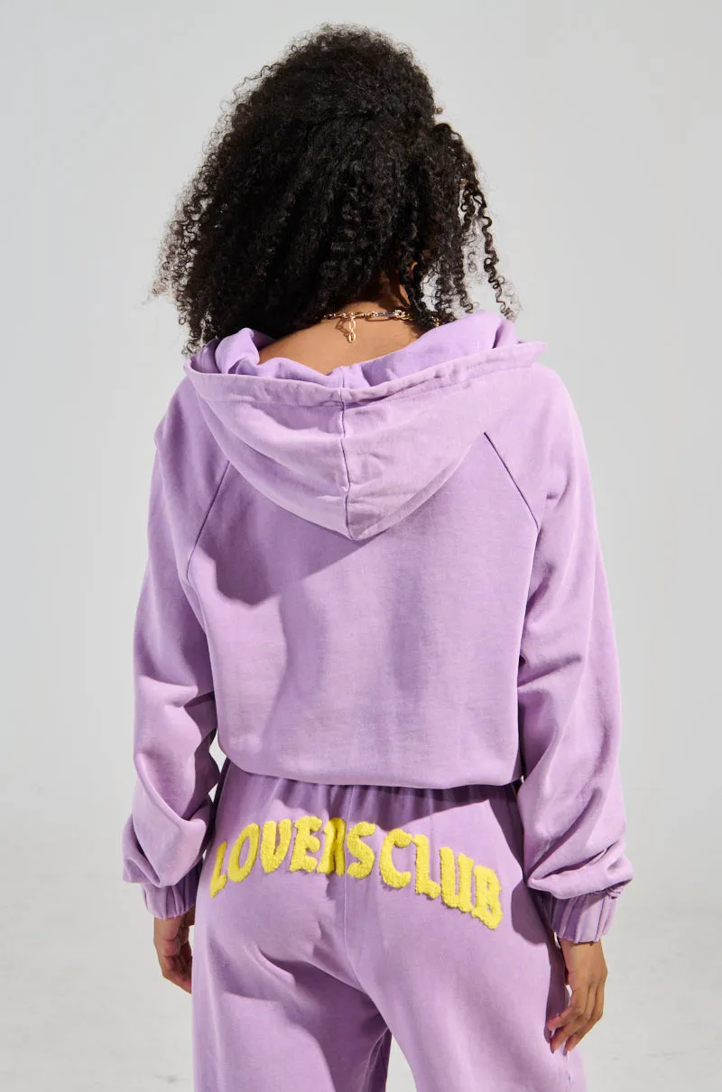 All Purpose Layer LOVERS CLUB ZIP UP HOODIE