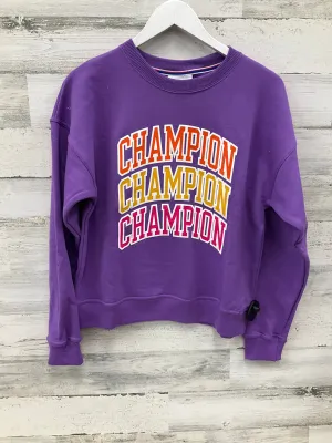 Sweatshirt Crewneck By Champion In Purple, Size: Xs Relaxed trousers ReinforcedHems