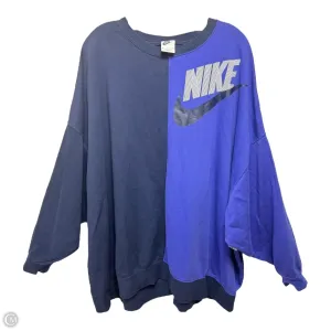 Athletic Sweatshirt Crewneck By Nike Apparel In Purple, Size: Xxl Stylish Hat