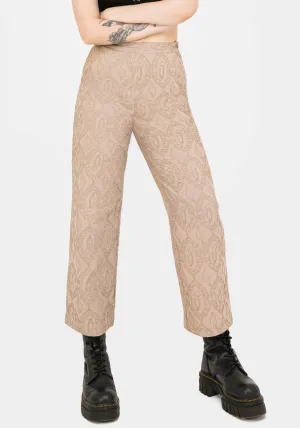 Suma Cotton Textured Pull On Tapered Trouser hypoallergenic SmoothZipper