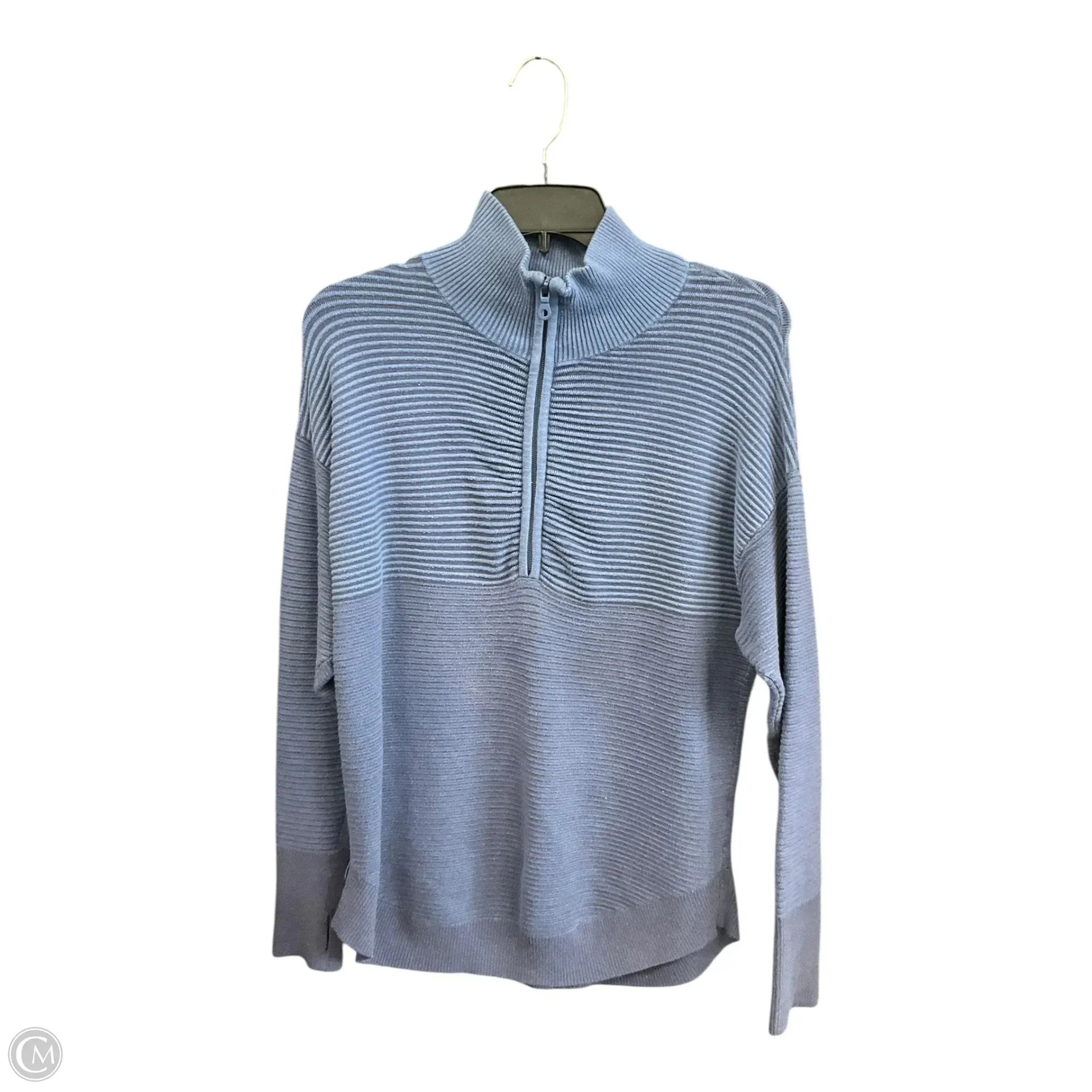 Daily Style SeamlessFit Athletic Sweatshirt Collar By Aerie In Blue, Size: S