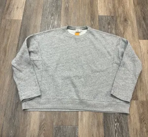 Sweatshirt Crewneck By Adriano Goldschmied In Grey, Size: M Tough Core
