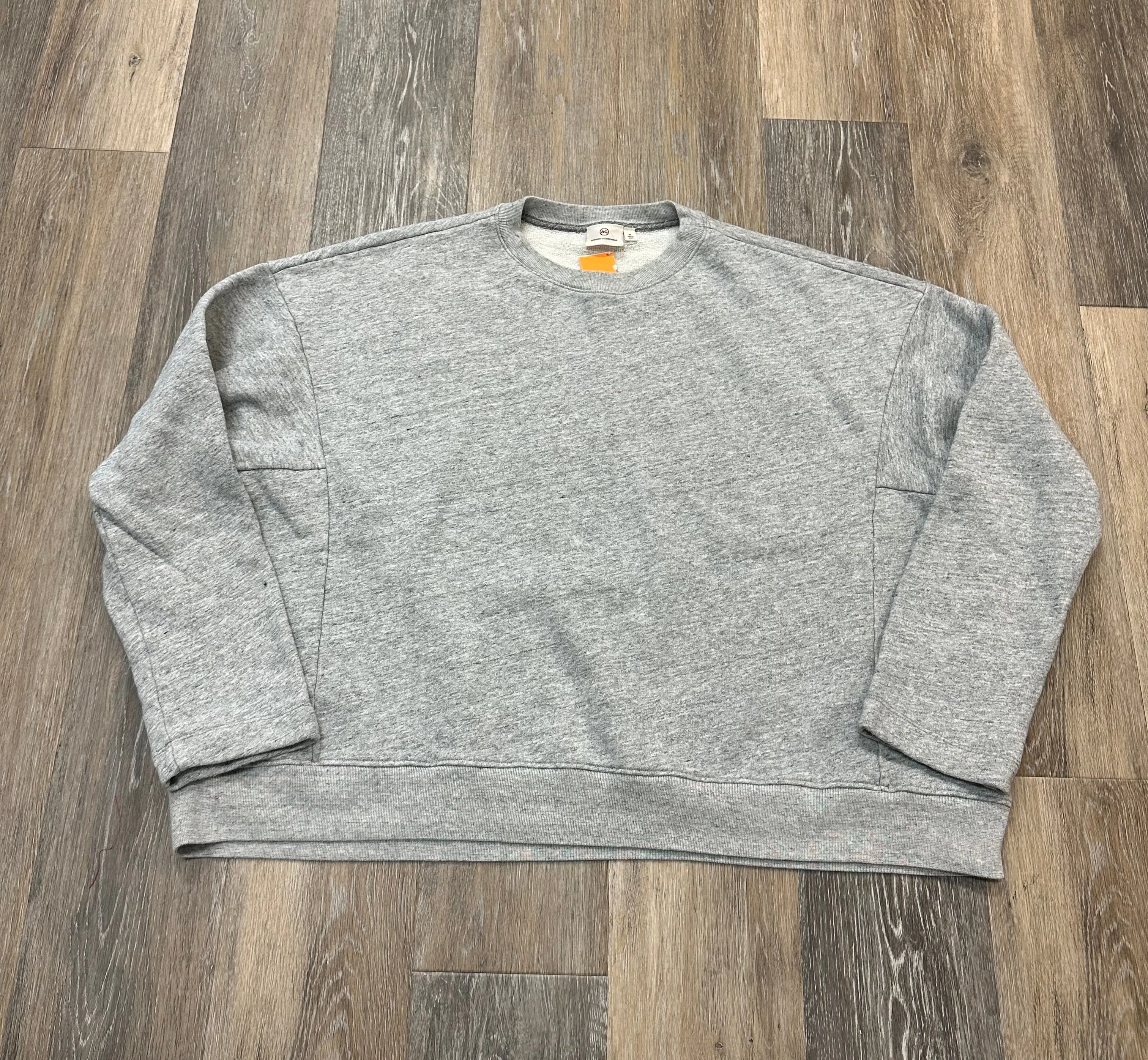 Sweatshirt Crewneck By Adriano Goldschmied In Grey, Size: M Tough Core
