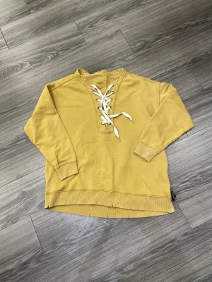 Couple Look clean look Sweatshirt Crewneck By Aerie In Yellow, Size: S