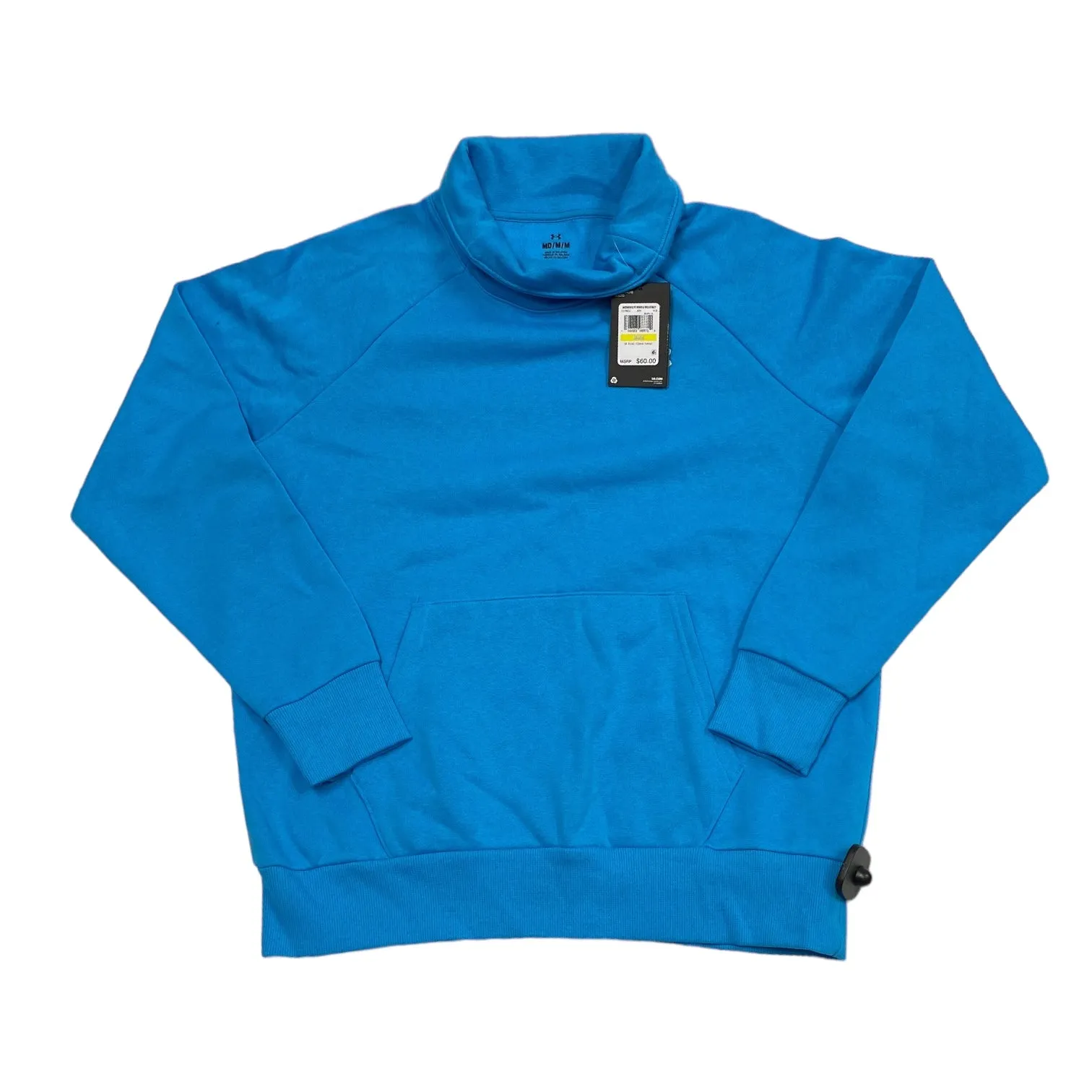 ReflectiveTrimDetails Athletic Sweatshirt Collar By Under Armour In Blue, Size: M
