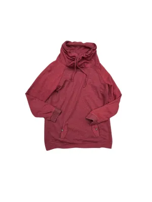 Sweatshirt Collar By Relativity In Maroon, Size: L Cozy Dress