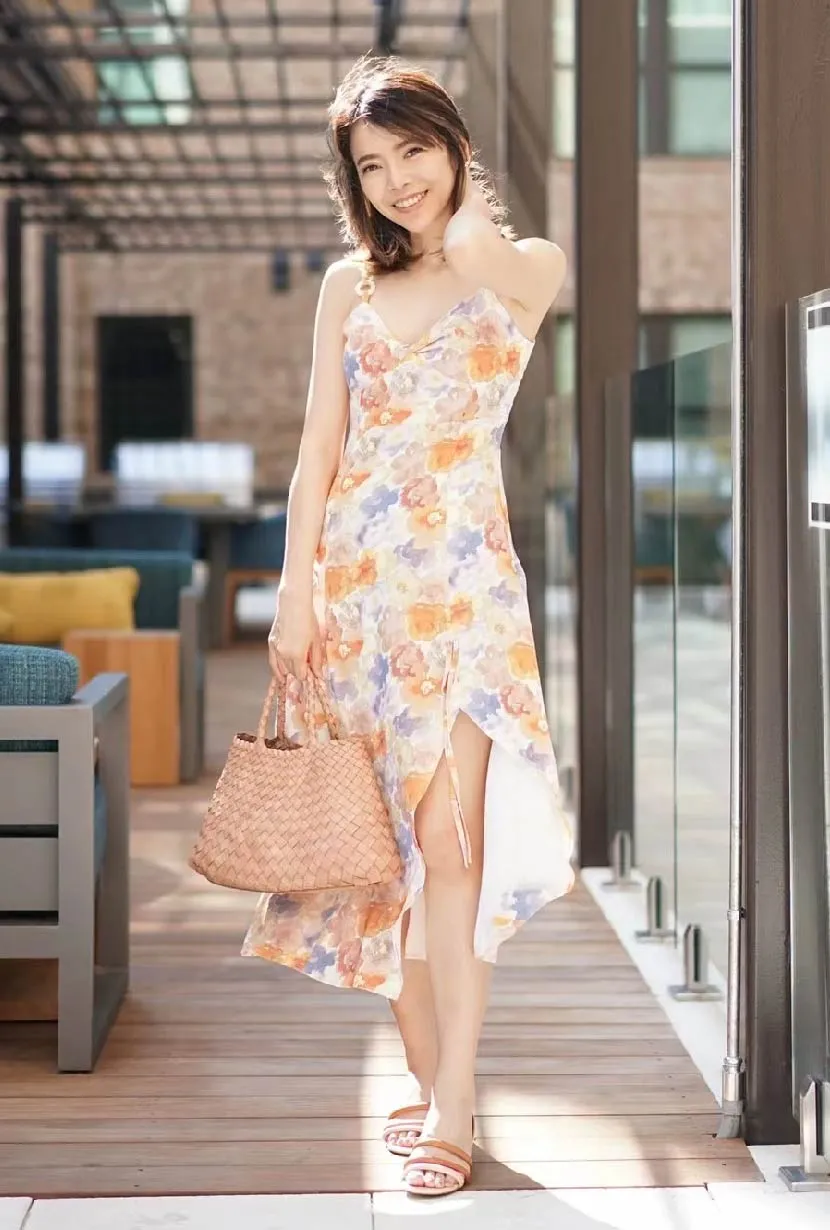 Warm Tracksuit Neesha Dress - Watercolor