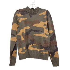 Royal Charm Heart Glow Sweatshirt Crewneck By Six/Fifty In Camouflage Print, Size:S