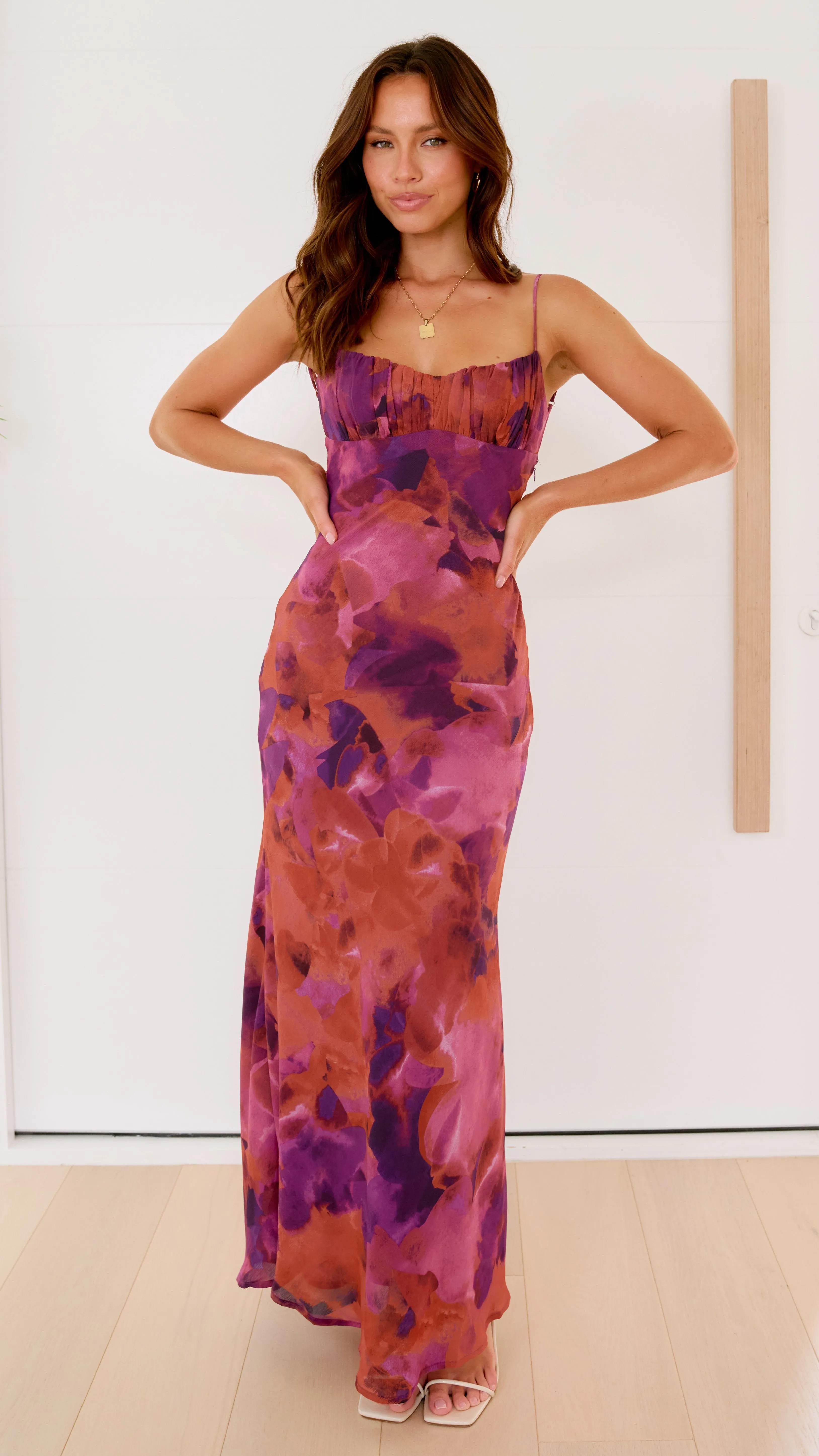 Smart Outfit Trendy Outfit Margie Midi Dress - Dark Rose