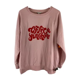 Sweatshirt Crewneck By Wildfox In Pink, Size: M MoistureManagement Technology Basic Wear