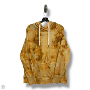 Reinforced Edges WrinkleResistant Sweatshirt Hoodie By Peace Love World In Yellow, Size: S