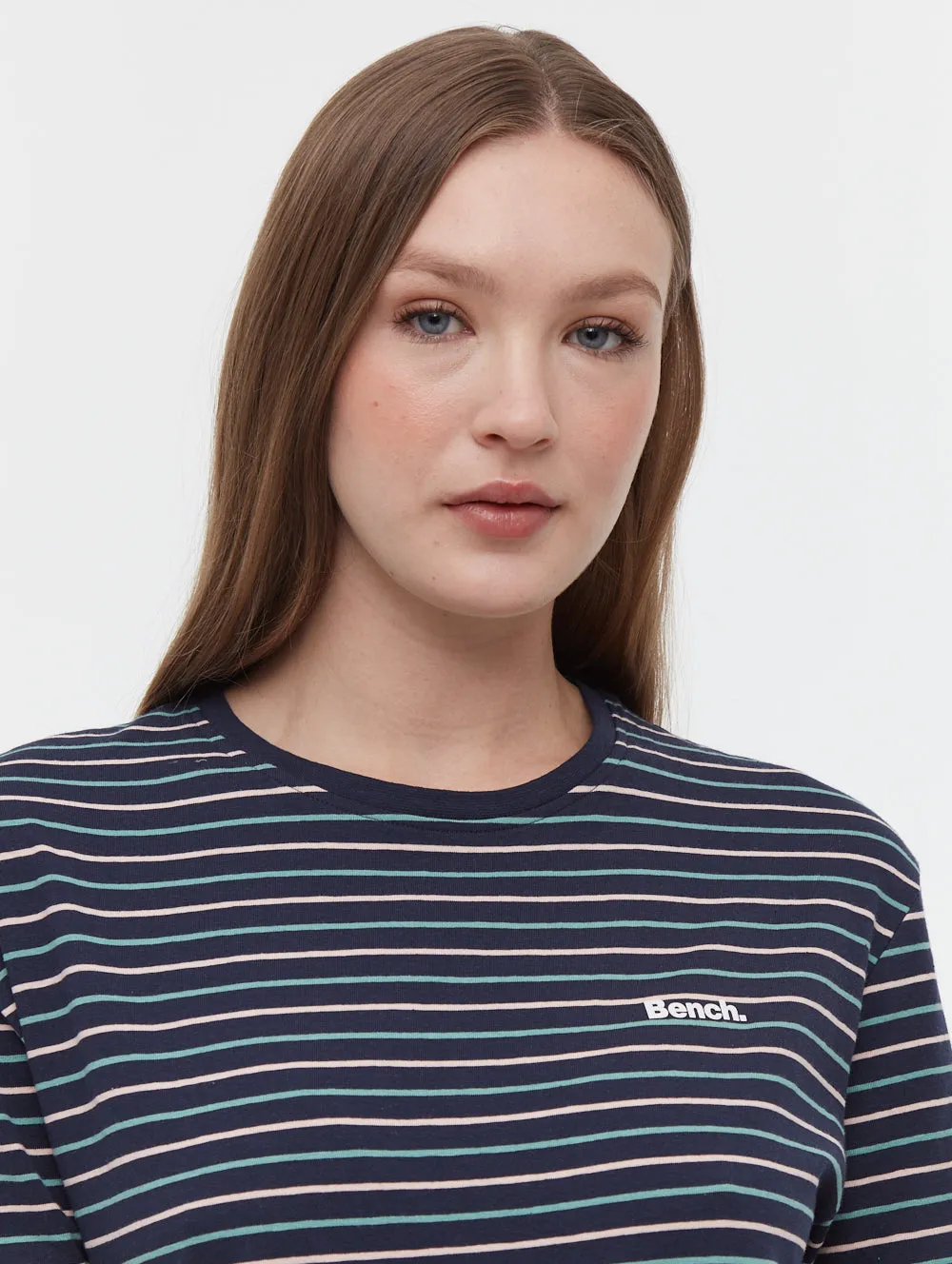 Seamless Design Marri Striped T-Shirt Maxi Dress