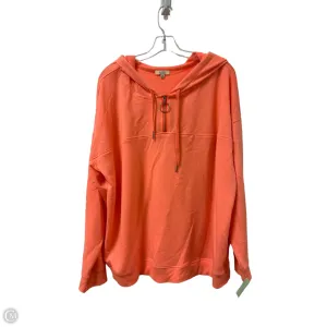Sweatshirt Hoodie By Kori America In Orange, Size: 2x ThermalRegulatingFabric