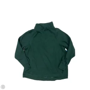 Stylish Jeans Athletic Sweatshirt Collar By Athleta In Green, Size: Xl