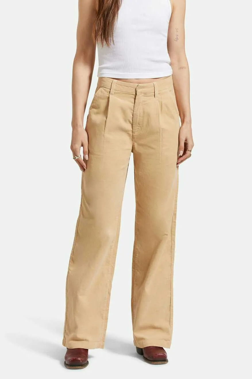 Ludlow Trouser Pant - Oat Milk Chilly Weather Comfort SeamlessConstruction