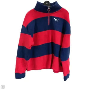 Sweatshirt Collar By Pink In Blue & Red, Size: L QuickDryTech CompressionEnhanced Fit