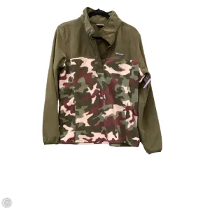 Organic Ease ChafeFree Design Athletic Sweatshirt Hoodie By Columbia In Camouflage Print, Size: L