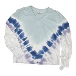 Myth Glow smooth zipper Sweatshirt Crewneck By Design History In Blue, Size:L