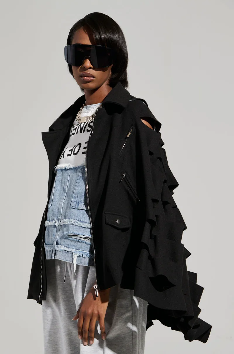 product concert wear energy group wear VALLE CUTOUT PONCHO