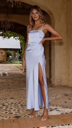 Ilana Maxi Dress - Blue Color Sky