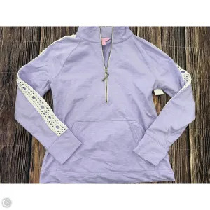 BreathableFabric Windproof Outer Layer Sweatshirt Designer By Lilly Pulitzer In Purple, Size: S