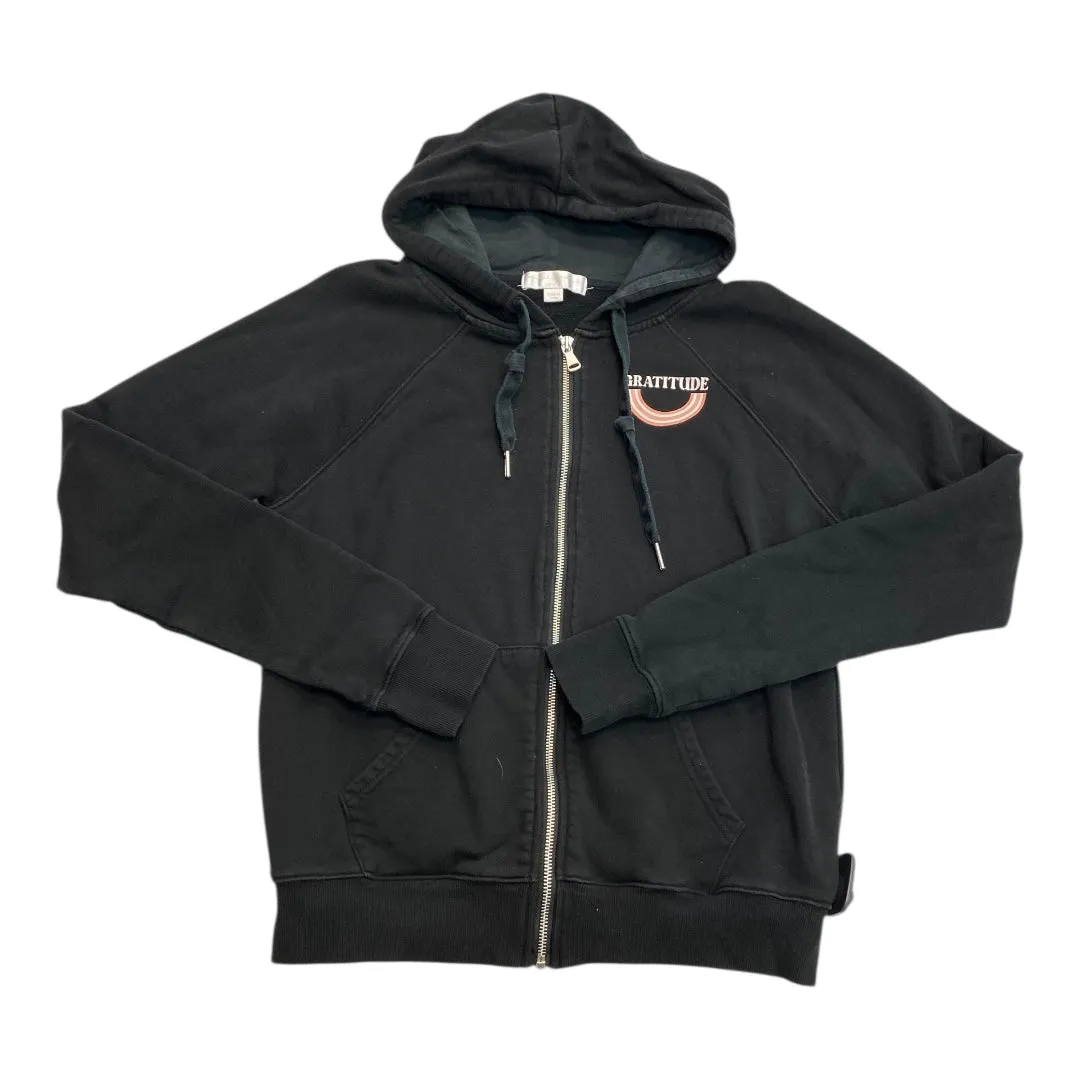 Sweatshirt Hoodie By Spiritual Gangster In Black, Size:S Casual Style