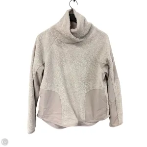 Flexible Waistband Eco-Friendly Material Sweatshirt Crewneck By Nike Apparel In Cream, Size: M