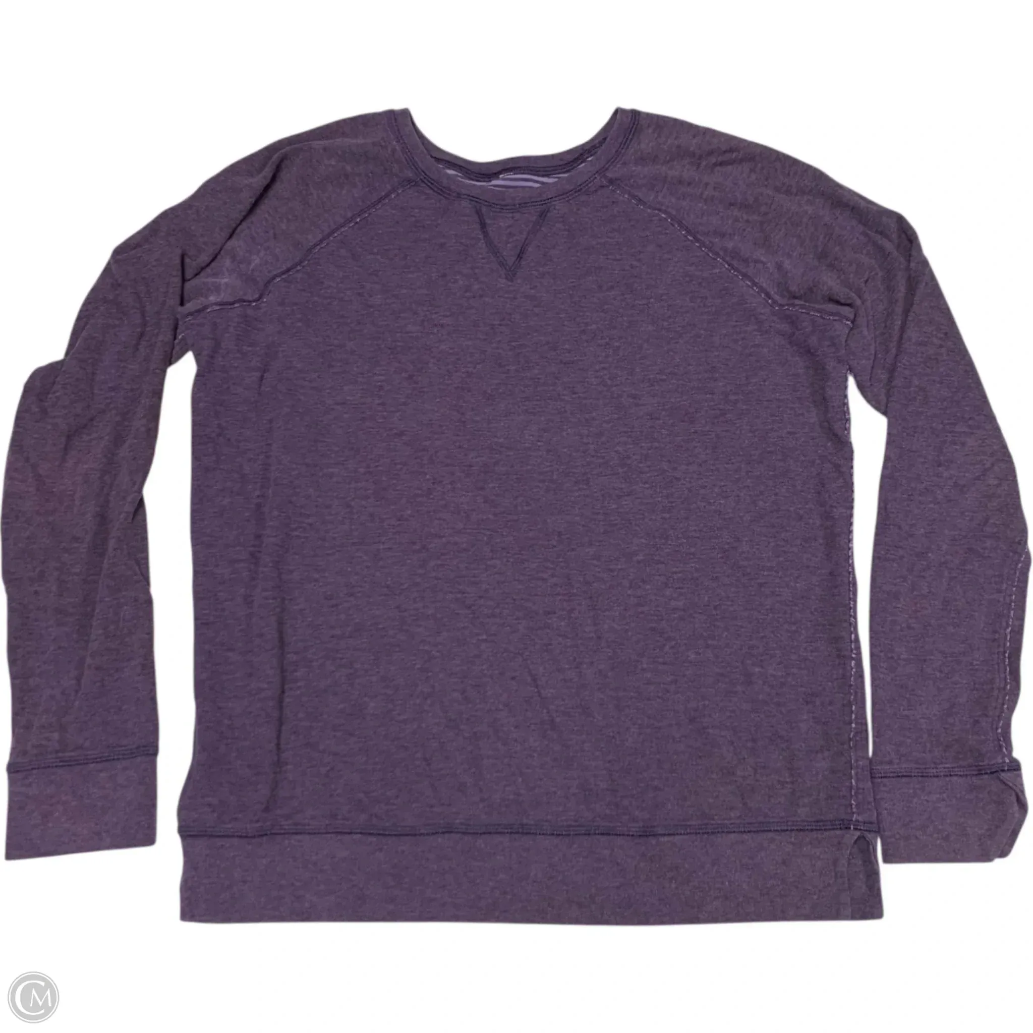 Athletic Sweatshirt Crewneck By Lululemon In Purple, Size: L Cozy Design