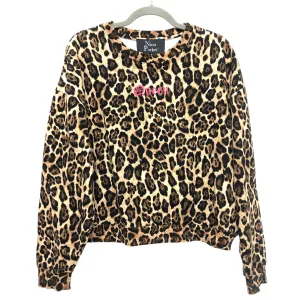 Princess Glow Sweatshirt Crewneck By Clothes Mentor In Leopard Print, Size:1X