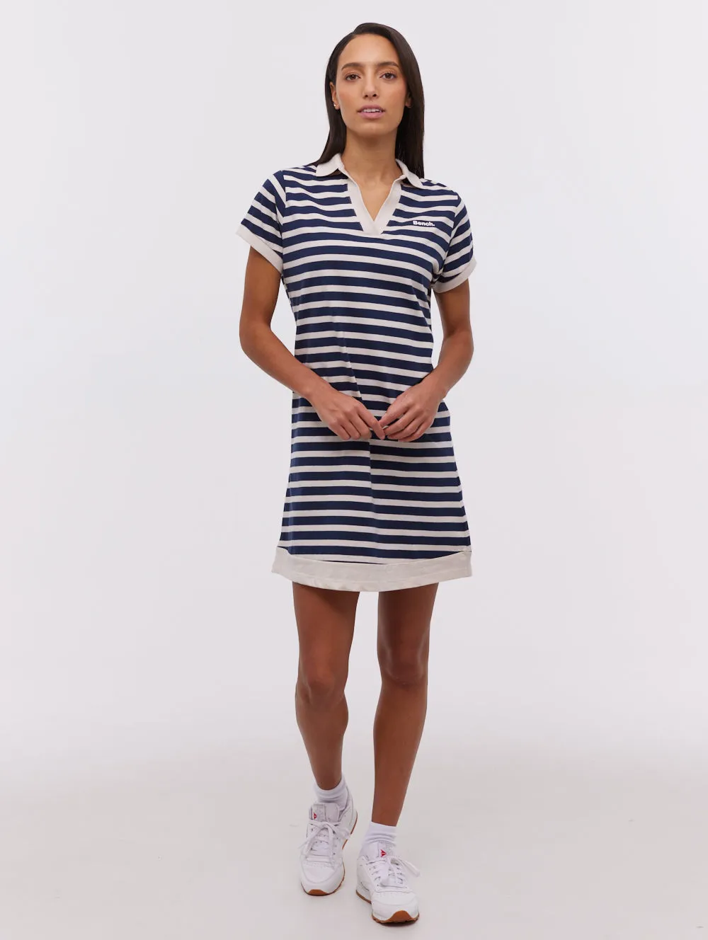 Dream Base Vision Fit Orenda Stripe Polo Dress