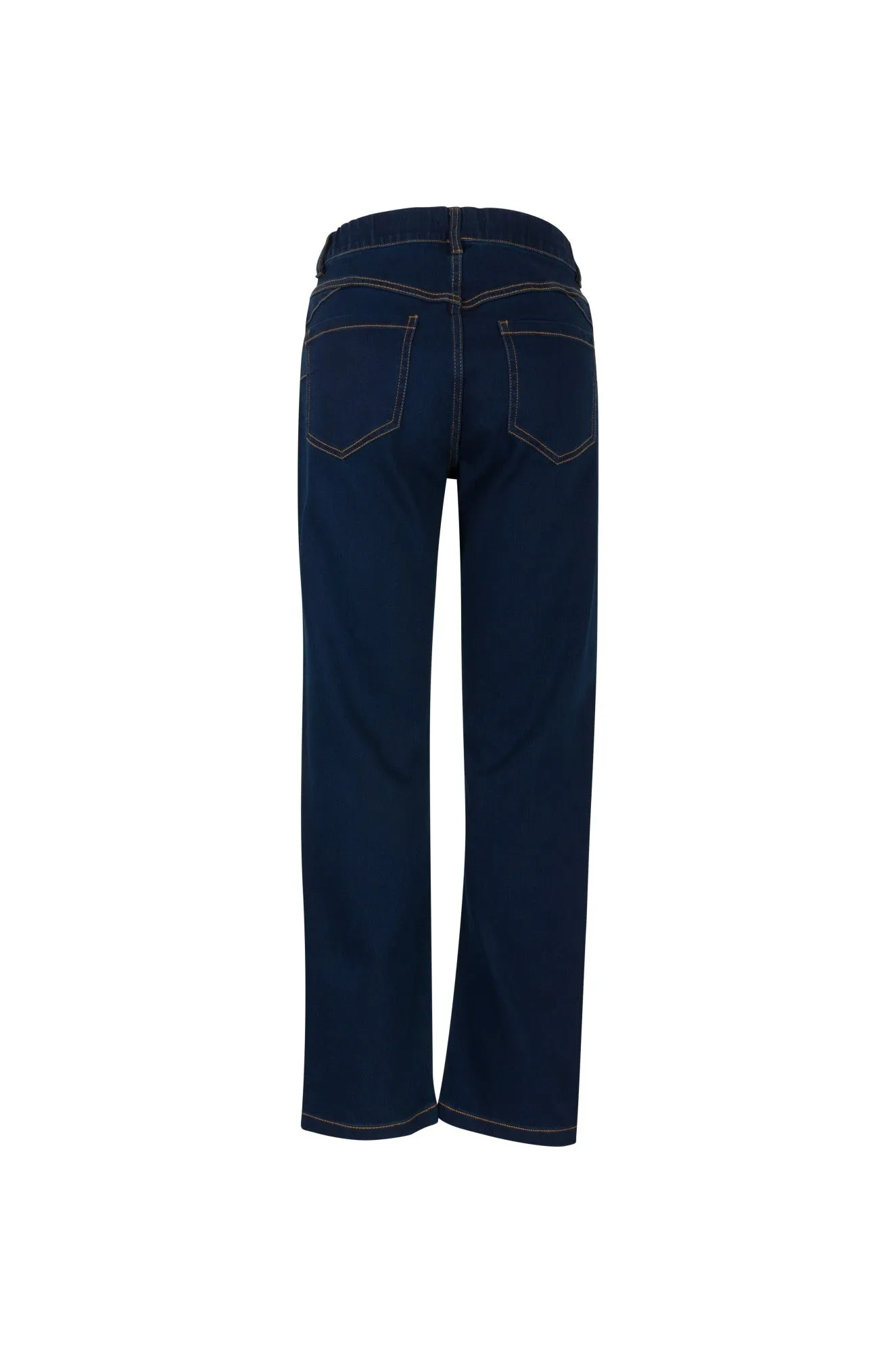 Wonder Denim Short Jeans | DARK INDIGO | 6622B1 Office Wear Trendy Home Comfort Everyday Loose