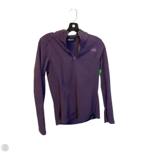 Vented Panels Earth Fit Sweatshirt Collar By The North Face In Purple, Size: S