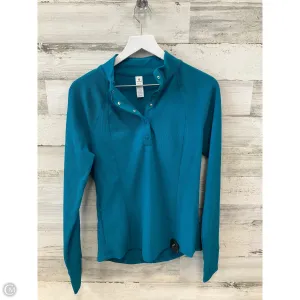 Athletic Sweatshirt Collar By 90 Degrees By Reflex In Teal, Size: L Utility Jacket
