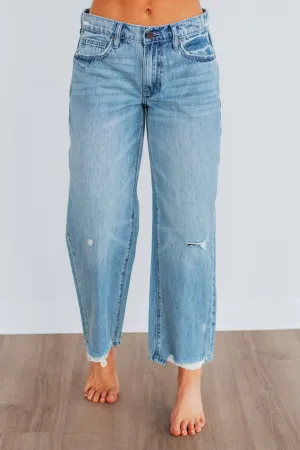 Breathable Denim Alyx Hidden Jeans - Medium Wash Smooth Lock Fasteners