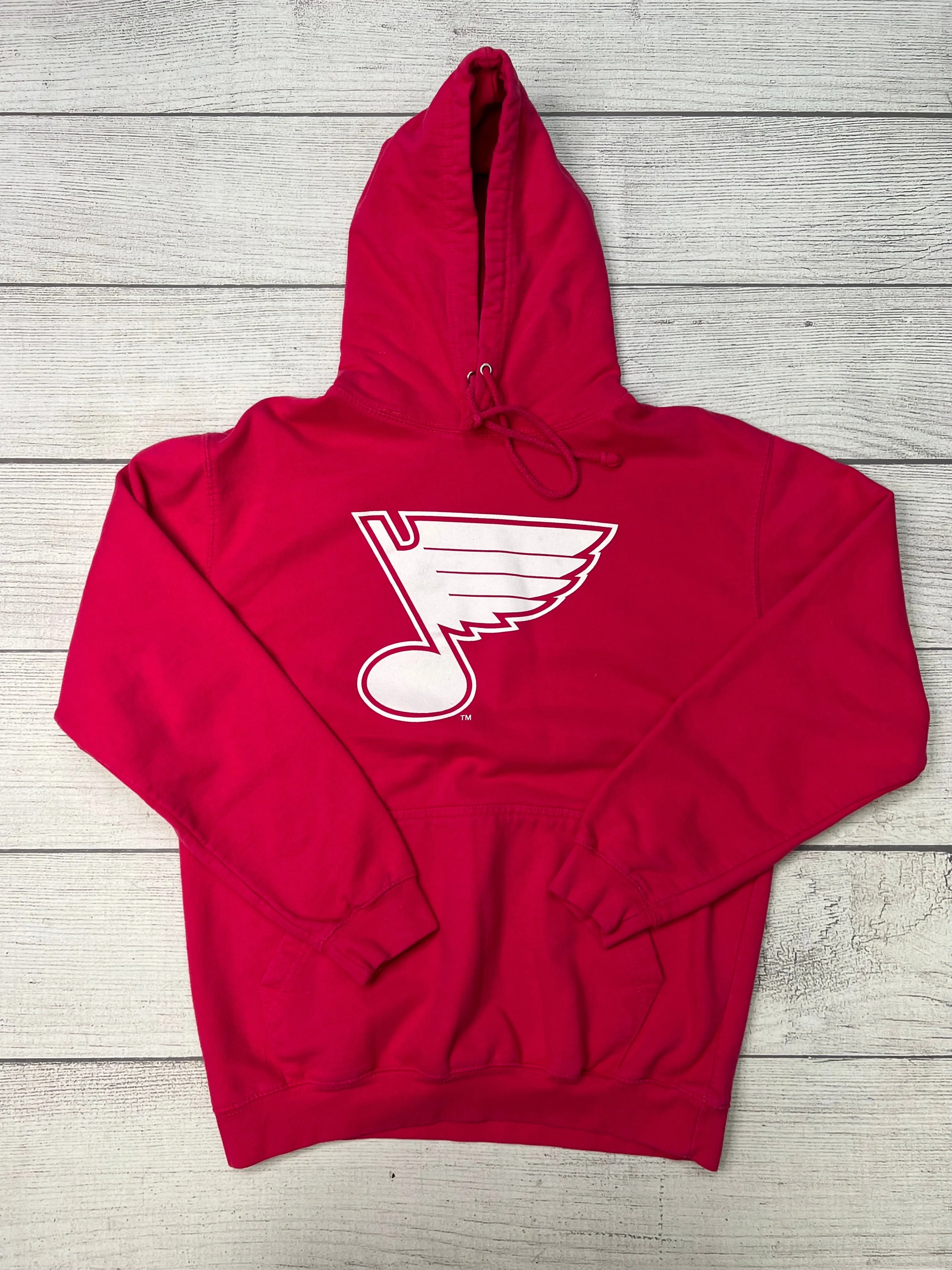 NHL Blues Athletic Sweatshirt Hoodie, Size: M Casual Day