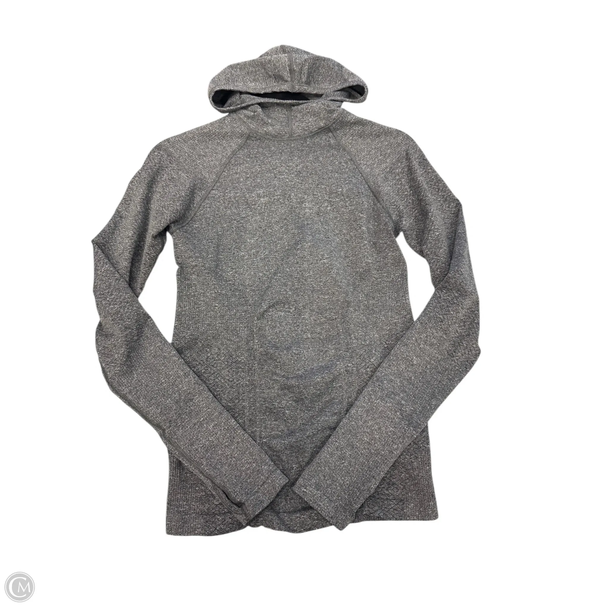 Athletic Sweatshirt Hoodie By Athleta In Grey, Size: S Brave Fit Layering Piece