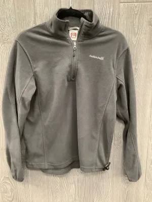 Elegant Top Sweatshirt Collar By Avalanche In Grey, Size: S
