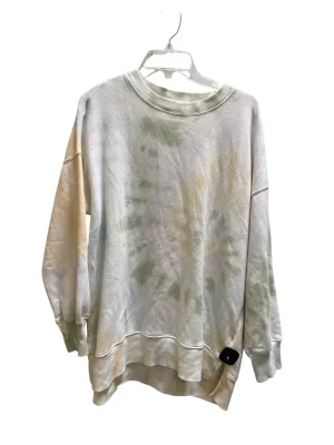 Luxury Touch Sweatshirt Collar By So In Tie Dye Print, Size: S