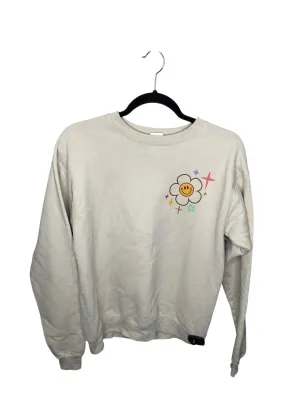 Sweatshirt Crewneck By Hanes In Tan, Size: S Everyday Comfort