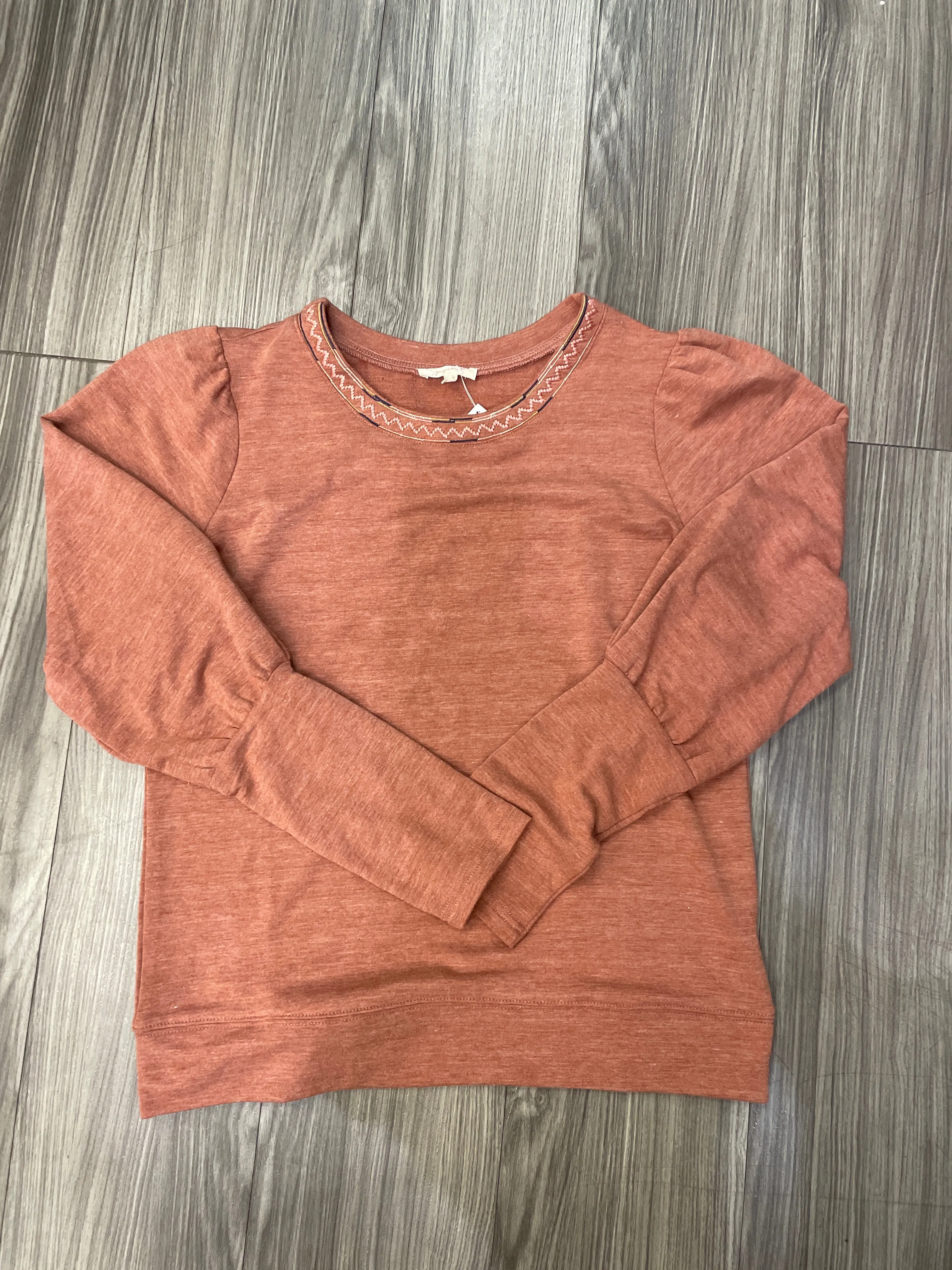 Sweatshirt Crewneck By Mystree In Coral, Size: M RipstopFabric