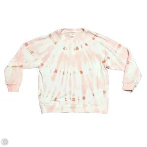 Sea Fit TactileStitching Sweatshirt Crewneck By Lou And Grey In Orange & Pink, Size: Xs