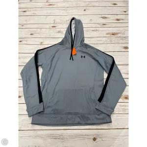 Athletic Sweatshirt Hoodie By Under Armour In Grey, Size: M Graceful Design