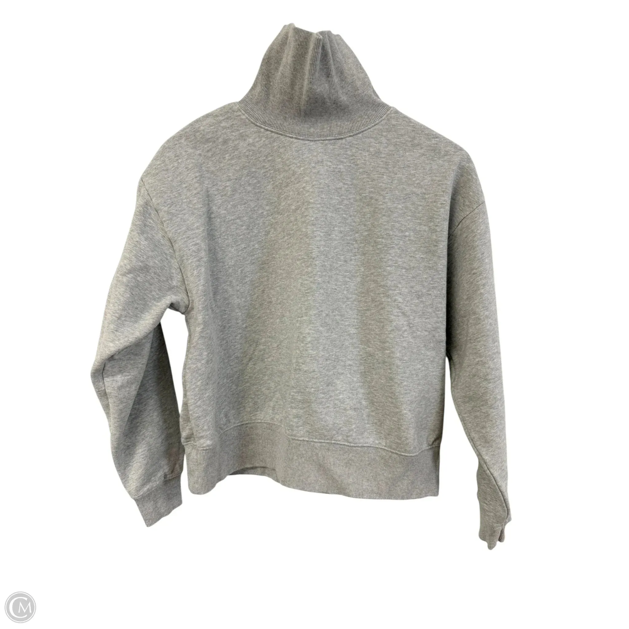 Gentle Power WrinkleResistant Fabric Sweatshirt Crewneck By Calia In Grey, Size: S