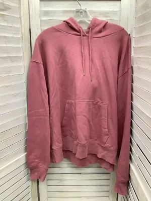 Athletic Sweatshirt Hoodie By Pink In Pink, Size: L Epic Glow