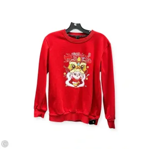 Sweatshirt Crewneck By Clothes Mentor In Red & Yellow, Size: L StretchWaistband Reinforced Knees
