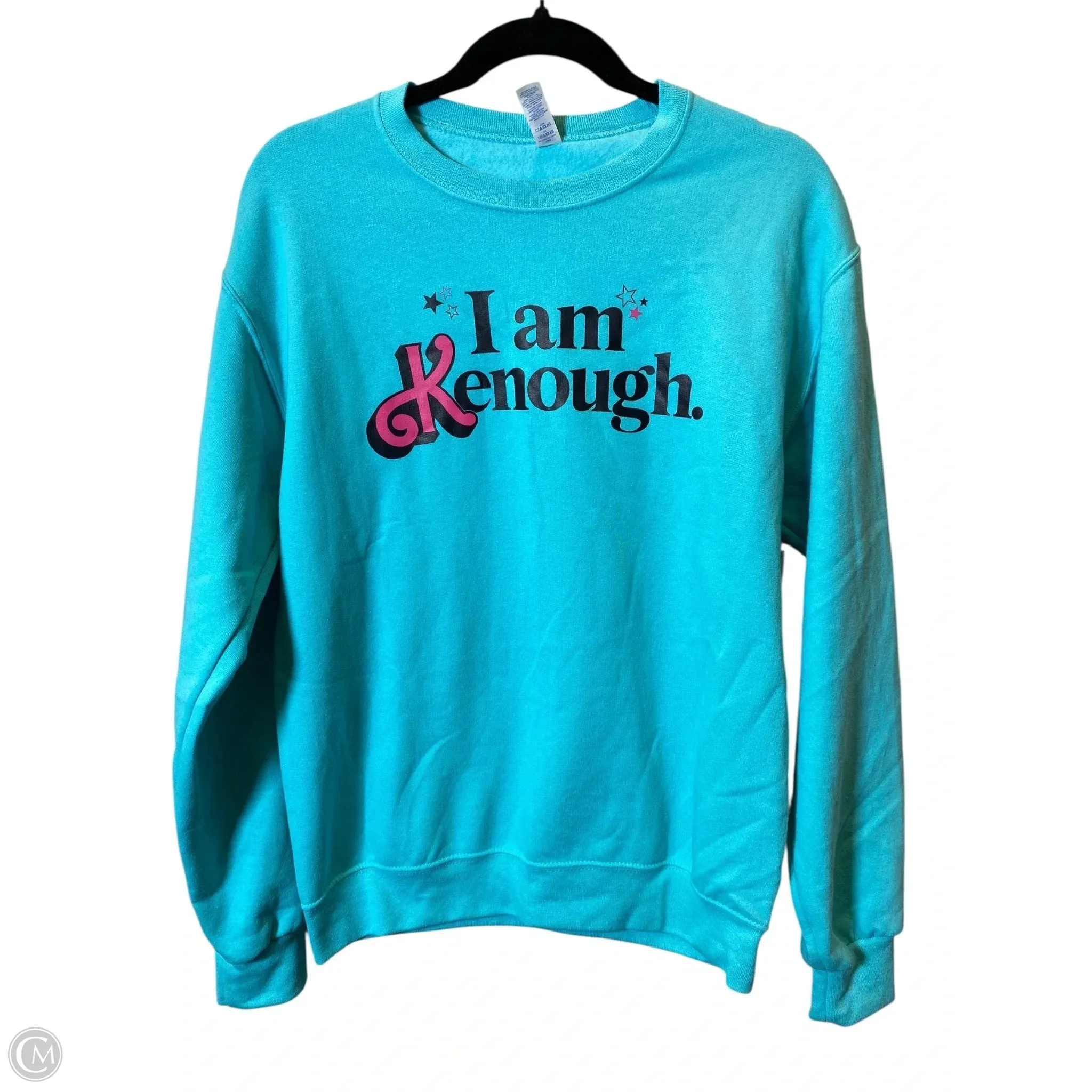 Sweatshirt Crewneck By Jerzees In Aqua, Size: S Brave Mode Star Fit