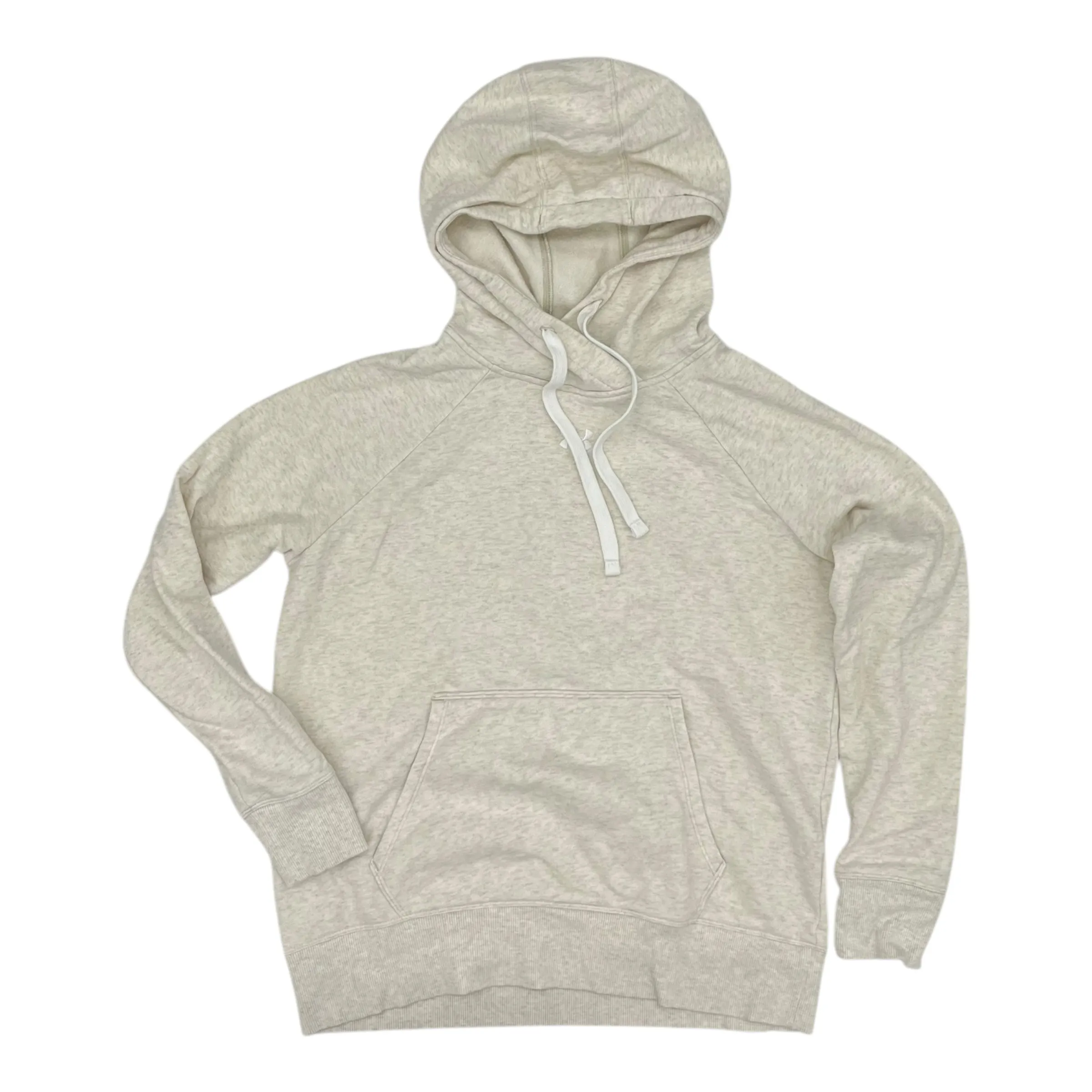 Winter Fashion Athletic Sweatshirt Hoodie By Under Armour In Cream, Size:S