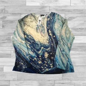 FourWayStretch Layer Safe Blue & Gold Sweatshirt Collar Cmc, Size L