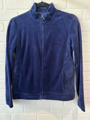 Sweatshirt Collar By Croft And Barrow In Navy, Size: Sp Regular Fit